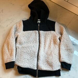 Tucker + Tate Nordstrom boys fleece Sherpa zip jacket, size 6
